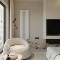 Дизайнерський вертикальний радіатор IRSAP Ellipsis_V 2020x600