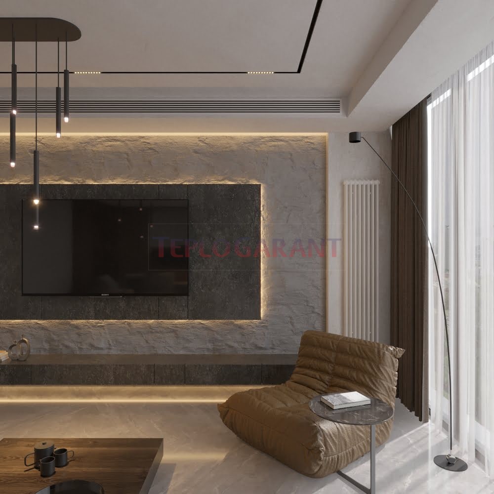 Дизайнерський вертикальний радіатор IRSAP Tesi 2 1800x360 Білий  Cod.50