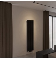 Дизайнерський вертикальний радіатор IRSAP Tesi 2 1800x450 Чорний Cod.50