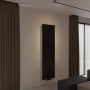 Дизайнерський вертикальний радіатор IRSAP Tesi 2 2000x540 Чорний Cod.50