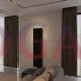 Дизайнерский вертикальный радиатор IRSAP Tesi 3 1800х450 Черный