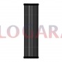 Дизайнерський вертикальний радіатор IRSAP Tesi 2 900x450 Чорний