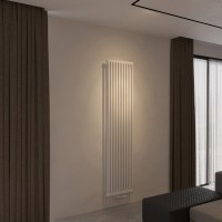 Дизайнерський вертикальний радіатор IRSAP Tesi 2 2000х450 Білий Cod.50