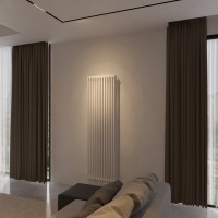 Дизайнерский вертикальный радиатор IRSAP Tesi 3 1800х540 Белый