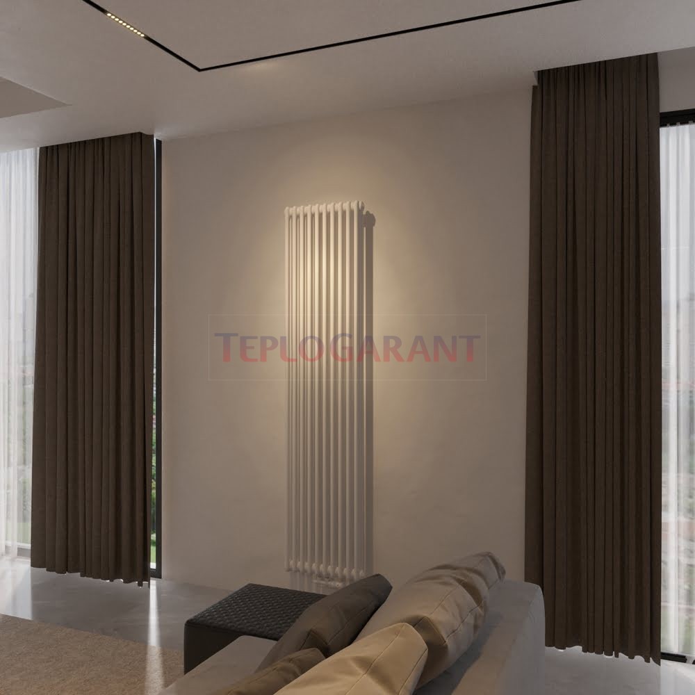 Дизайнерский вертикальный радиатор IRSAP Tesi 3 2000x450 Белый