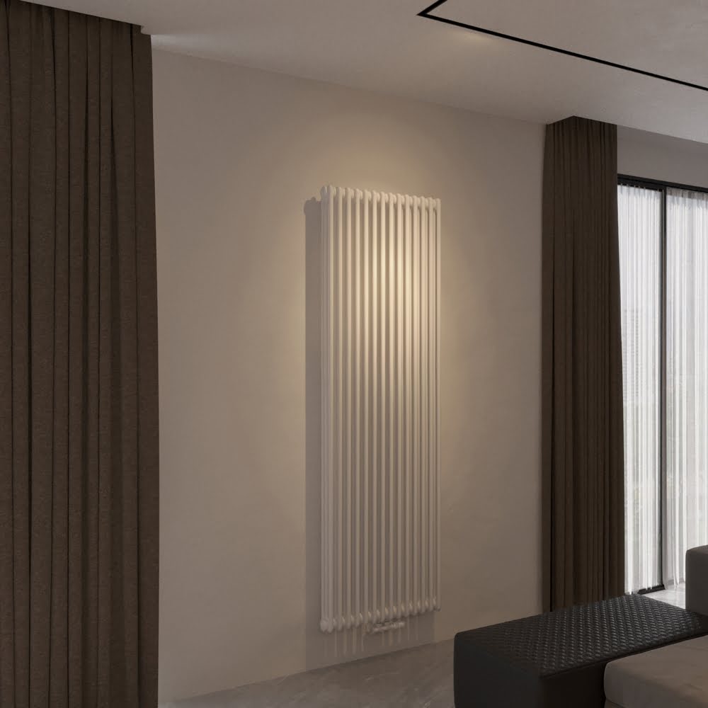 Дизайнерський вертикальний радіатор IRSAP Tesi 3 2000x630 Білий Cod.50