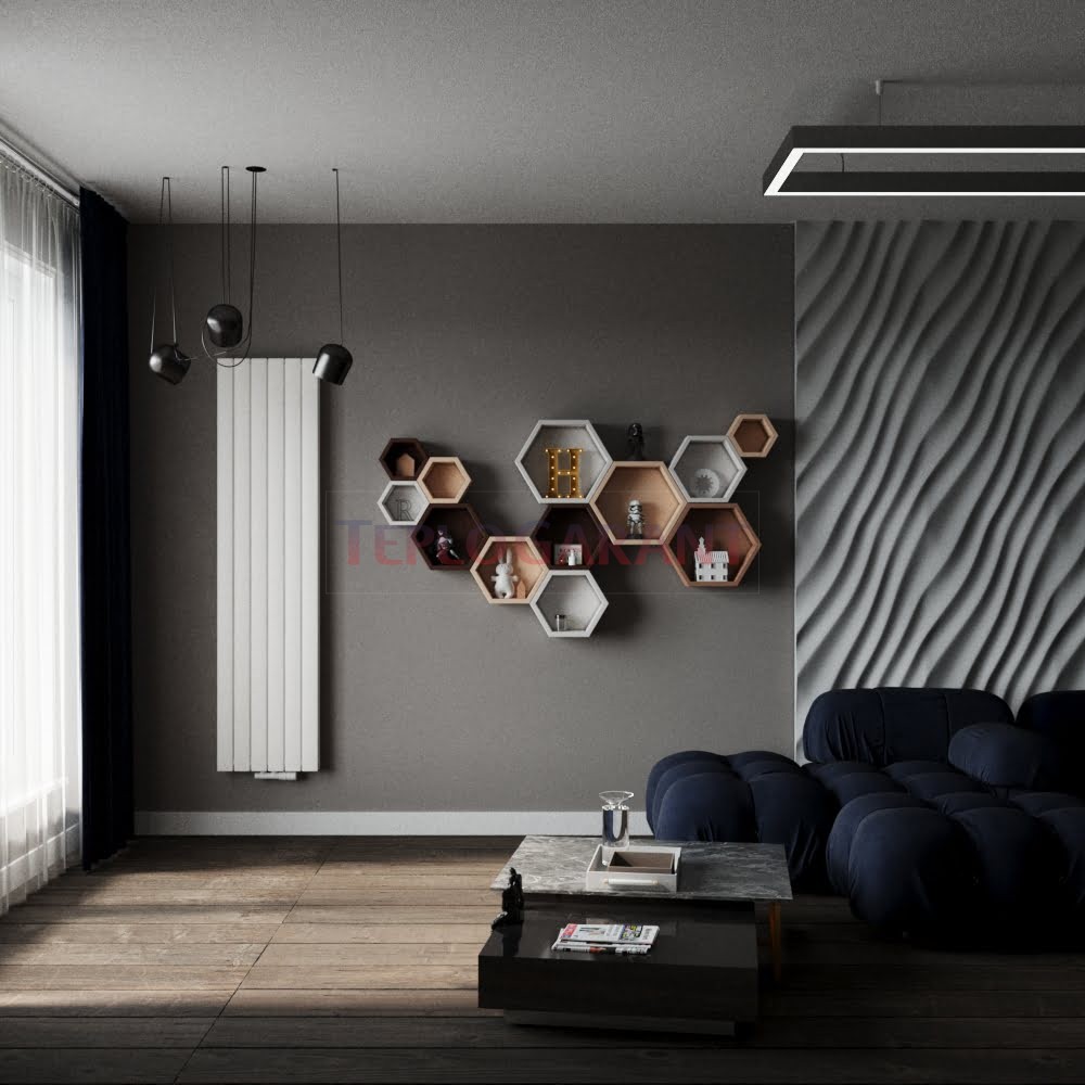 Дизайнерський вертикальний радіатор Zehnder Roda ROVD-180-044