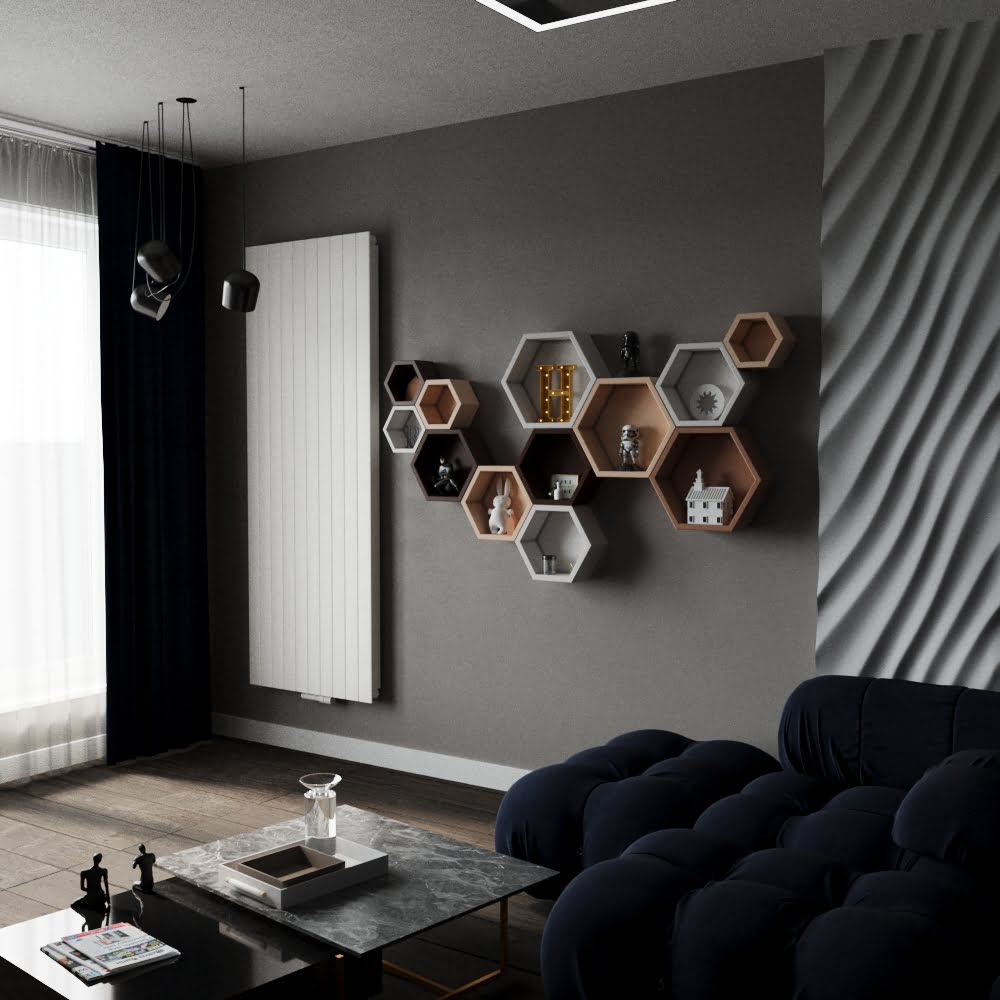 Дизайнерський вертикальний радіатор Zehnder Roda ROV-200-074