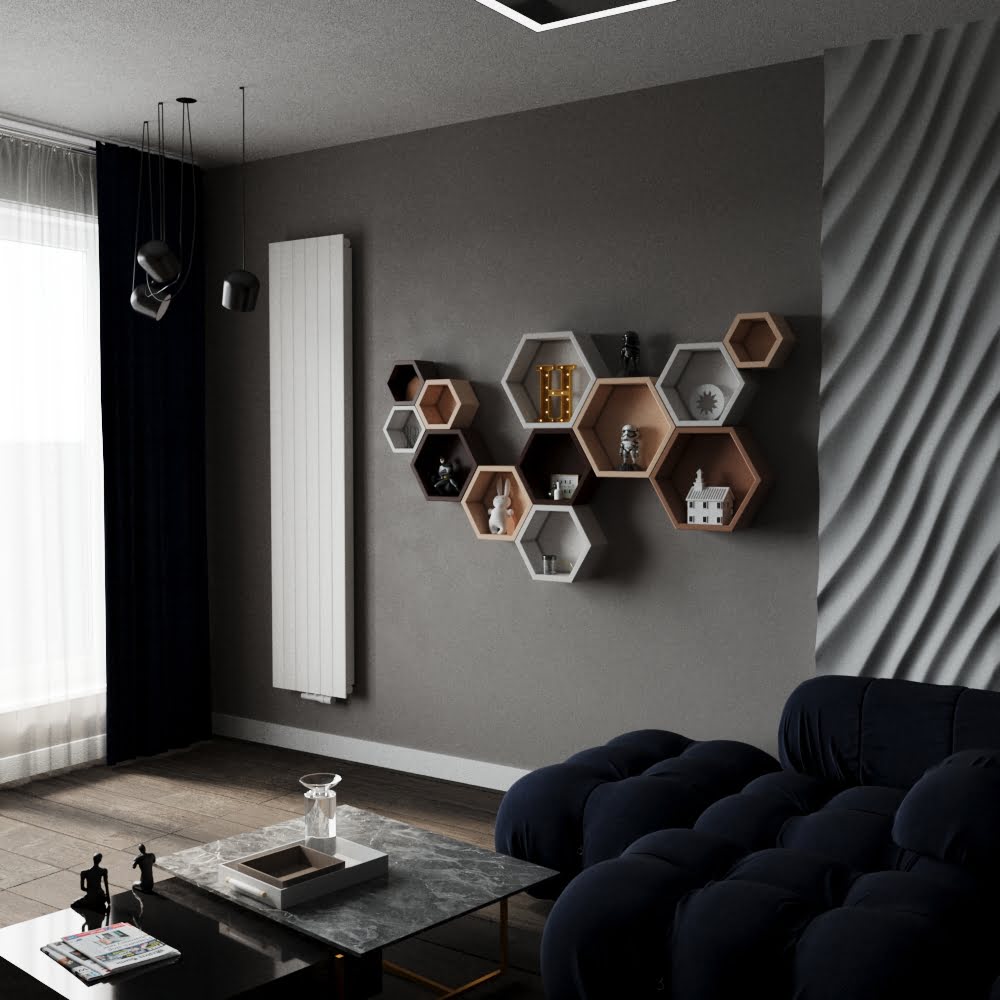 Дизайнерський вертикальний радіатор Zehnder Roda ROV-200-044