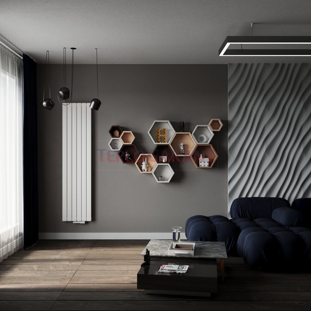 Дизайнерський вертикальний радіатор Zehnder Roda ROV-180-044