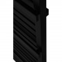 Дизайнерська рушникосушка Komex IRMA 950x530 Чорна