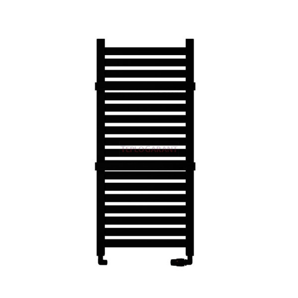 Дизайнерська рушникосушка Komex IRMA 950x430 Чорна