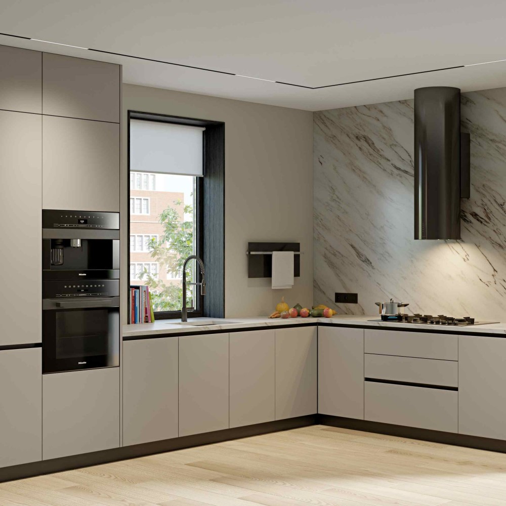 Дизайнерский электрический полотенцесушитель HYBRO Onyx 1K Черный