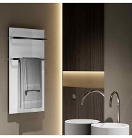 Дизайнерский электрический полотенцесушитель HYBRO Onyx 2M Белый