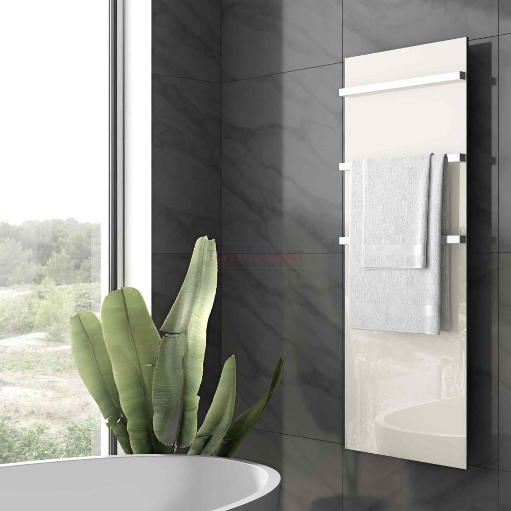 Дизайнерська електрична рушникосушка HYBRO Onyx 3M Біла