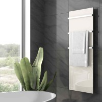 Дизайнерский электрический полотенцесушитель HYBRO Onyx 3M Белый