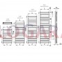 Дизайнерский полотенцесушитель IRSAP XILO 2 1156x506
