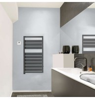 Дизайнерский электрический полотенцесушитель Zehnder Acova Astrakan + Air 500W