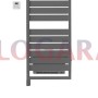 Дизайнерська електрична рушникосушка Zehnder Acova Astrakan + Air 500W