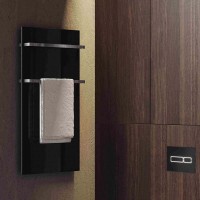 Дизайнерский электрический полотенцесушитель HYBRO Onyx 2M Черный