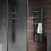 Дизайнерский электрический полотенцесушитель HYBRO Onyx 3M Черный