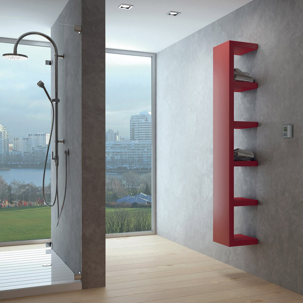 Дизайнерська електрична рушникосушка IRSAP Quadraqua Electric 1116x300