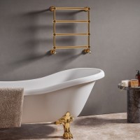 Дизайнерська рушникосушка Irsap Minuette Золота 778x540