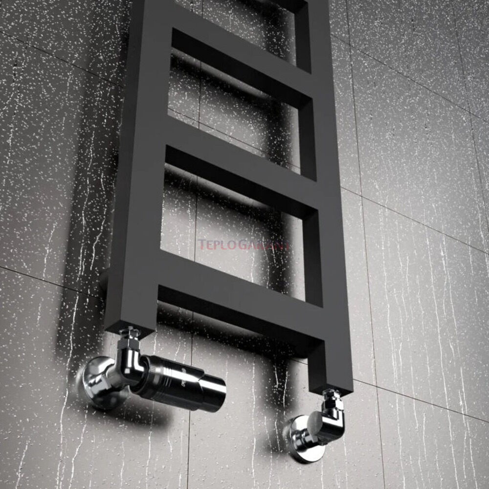 Дизайнерська рушникосушка Komex Inez 990x250 Чорна