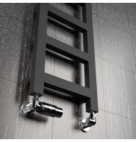 Дизайнерский полотенцесушитель Komex Inez 1210x250 Белый