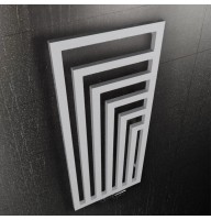Дизайнерская полотенцесушитель Komex Rose 1200x520 Белый