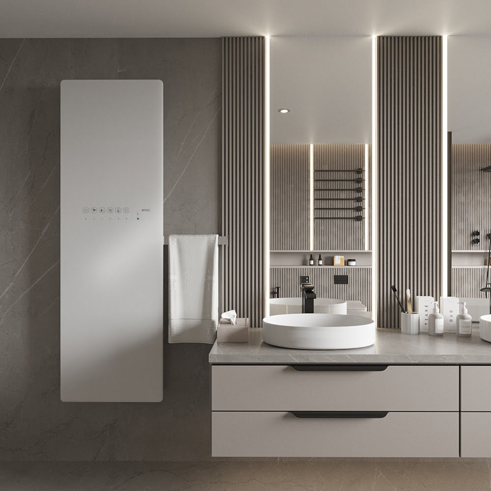 Дизайнерська електрична рушникосушка Zehnder Acova VERSUS VSW-150-048