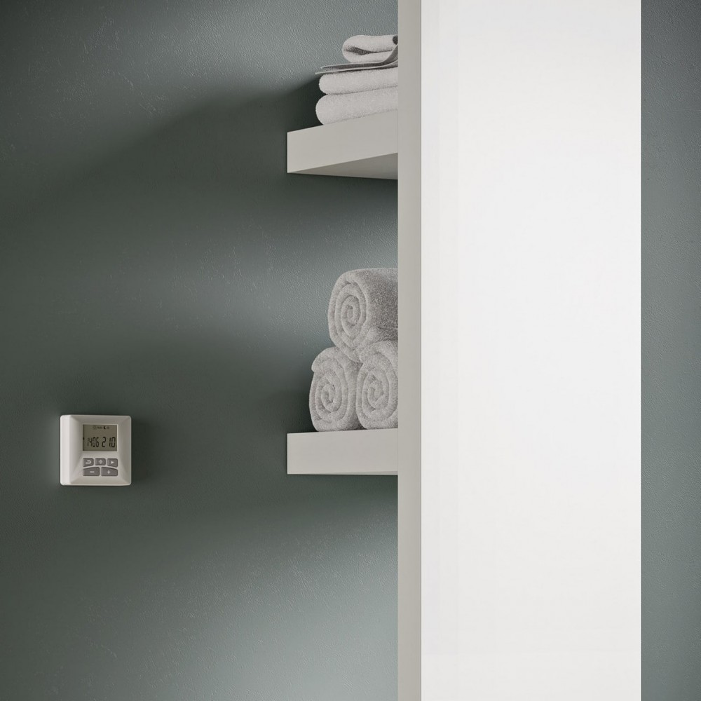 Дизайнерська електрична рушникосушка IRSAP Quadraqua Electric 1116x300