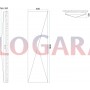 Дизайнерский электрический радиатор Irsap Polygon Vertical