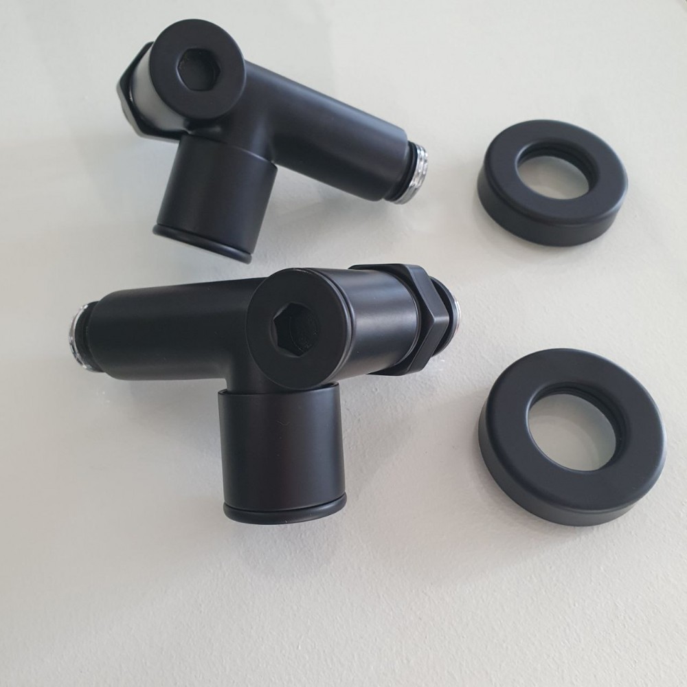 Кран под ТЭН Mario Черный