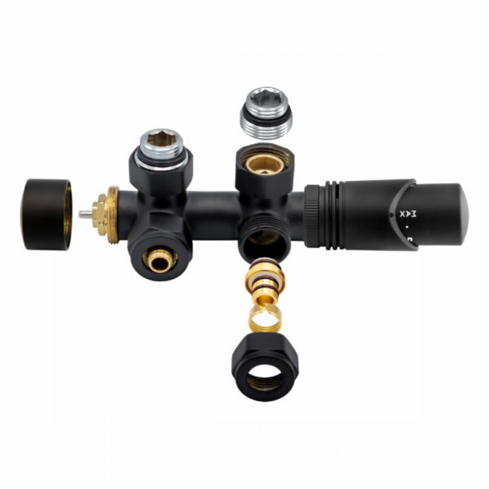 Кран радиаторный Belrad BLR316 Черный