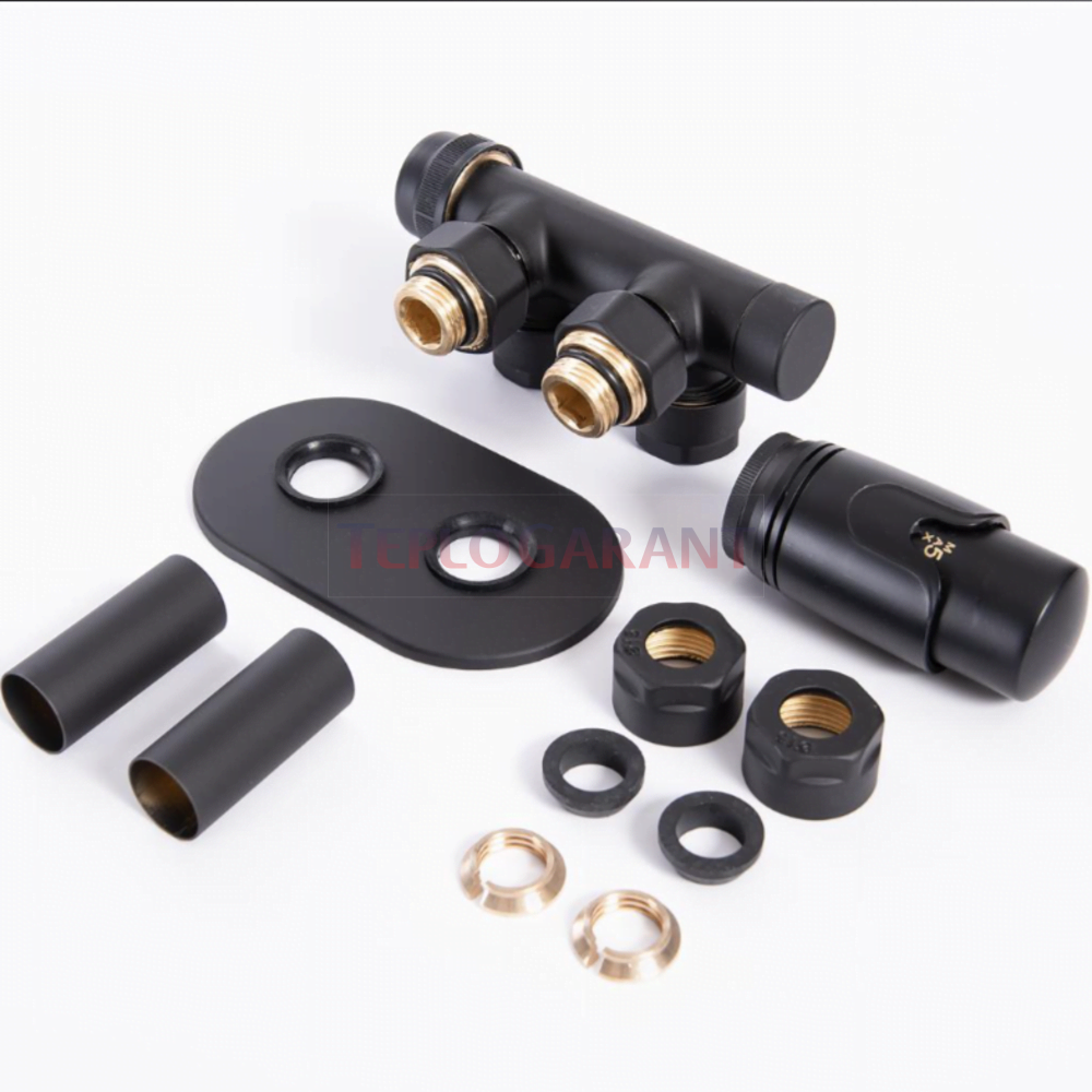 Кран радиаторный Thermrad H-blok Черный