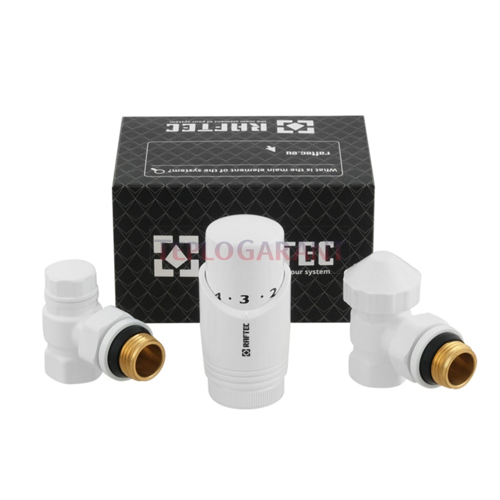 Кран радиаторный Raftec DKTU11-W Белый